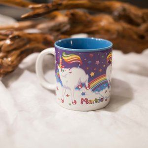 Vintage Lisa Frank Markie Unicorn Mug